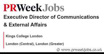 Kings College London: Executive Director of Communications & External Affairs