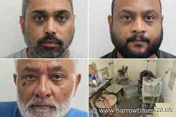 Harrow men jailed after secret Acton pharmaceutical lab busted