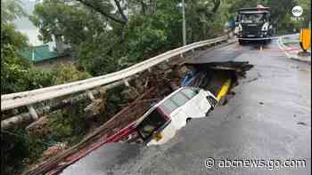 WATCH:  Record-breaking rains bring deadly floods, landslides to Hong Kong