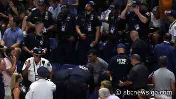 Protesters arrested after delaying US Open match