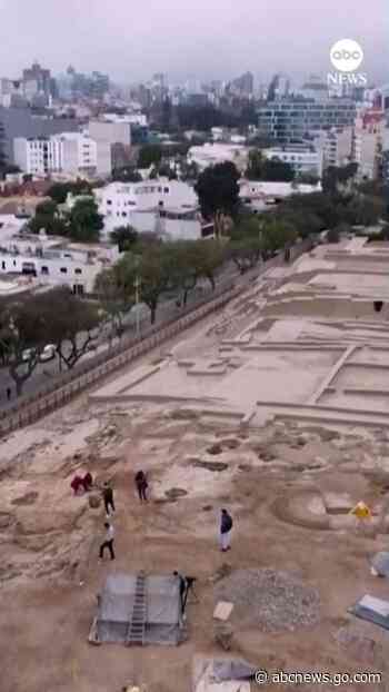 WATCH:  Archaeologists discover 1,000-year-old mummy in Peru