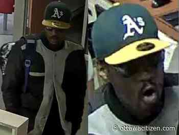 Suspect sought in Vanier bank holdup Thursday