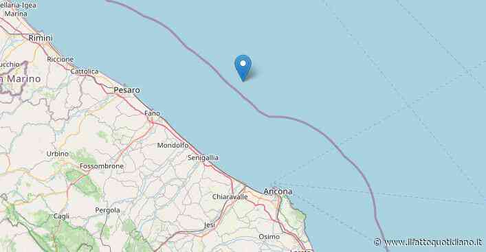Scossa di magnitudo 3.9 al largo di Ancona. Avvertita lungo la costa marchigiana, nessun danno alle persone