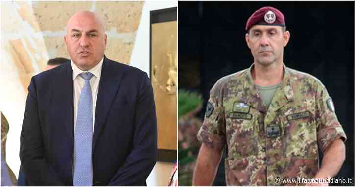 Il ministro della Difesa Guido Crosetto ha ricevuto a rapporto il generale Roberto Vannacci