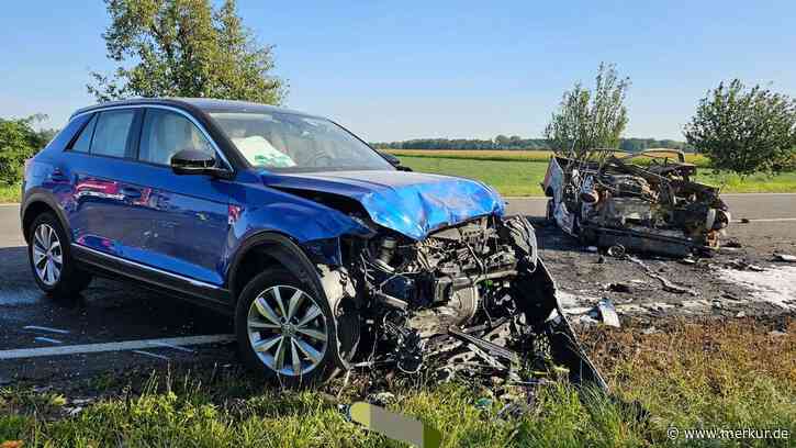 Drei Tote bei Frontalzusammenstoß bei Leipzig
