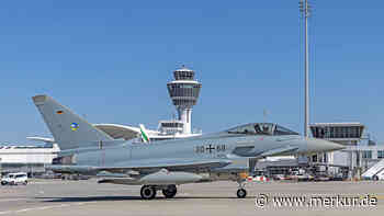 Eurofighter sorgt in München für Aufsehen - Flughafen erklärt den Grund für die Landung