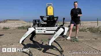 Orford Ness: Robotic 'dog' surveys ex Cold War site in National Trust first