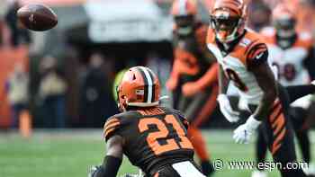 Browns CB Ward out of protocol, will play Sunday