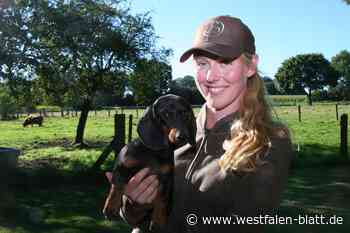 Junge Frau erobert Hochsitz