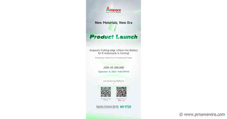 Ampace fera ses débuts au Salon international de la moto de Chine, ouvrant la voie à une nouvelle ère dans le domaine de l'alimentation des motos électriques