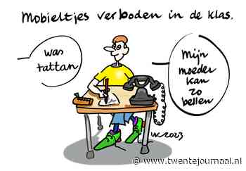 Mobieltjes verboden in de klas