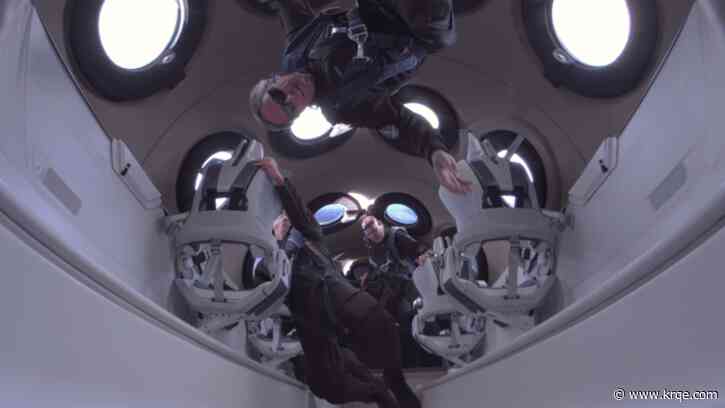Virgin Galactic sends 3 paying customers to space
