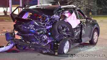 Man charged with being impaired after multi-vehicle crash in Barrie sends 5 to hospital