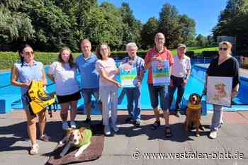 Bad Oeynhausen: Hundeschwimmen krönt Saison im Freibad Lohe