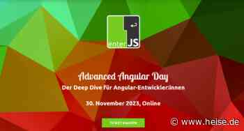 heise-Angebot: JavaScript: Das Programm des Advanced Angular Day steht fest