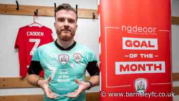 NICKY CADDEN WINS AUGUST GOAL OF THE MONTH AWARD