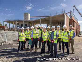 Framework of the new health centre in Hornchurch completed