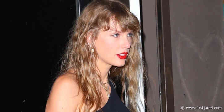 Taylor Swift Rocks Short Pleated Skirt For Latest Studio Session in NYC