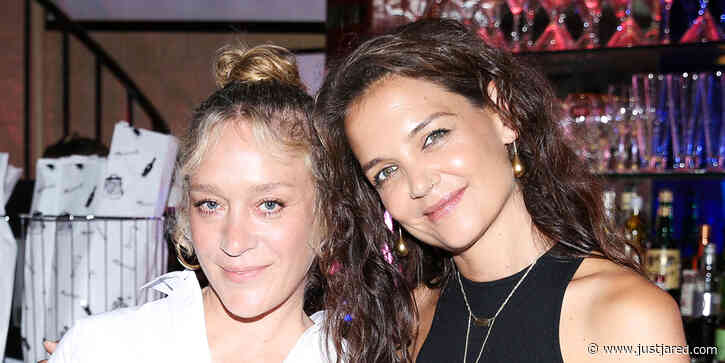 Katie Holmes & Chloe Sevigny Link Up at Madewell Fall Launch Party During NYFW