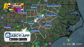 Flash flood warning as thunderstorms moves across area