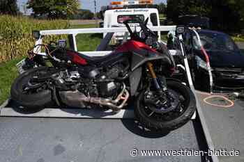 Zusammenstoß in Rheda-Wiedenbrück: Motorrad-Fahrerin schwer verletzt
