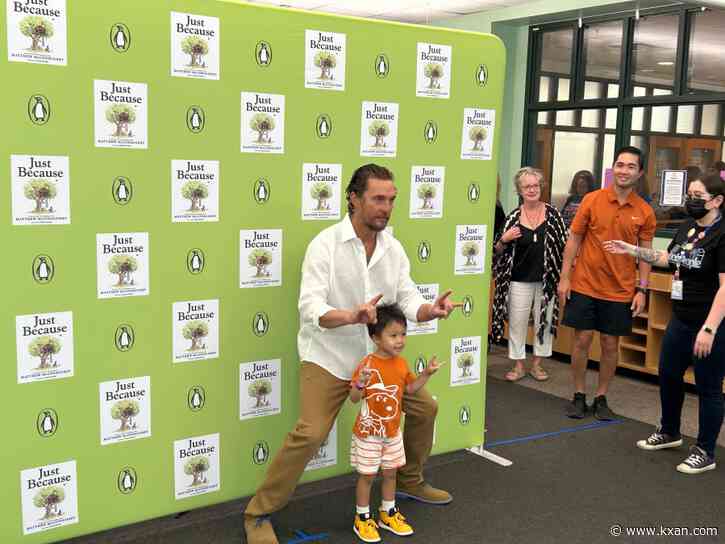 Matthew McConaughey takes photos, signs new book ‘Just Because’ for hundreds in Austin  