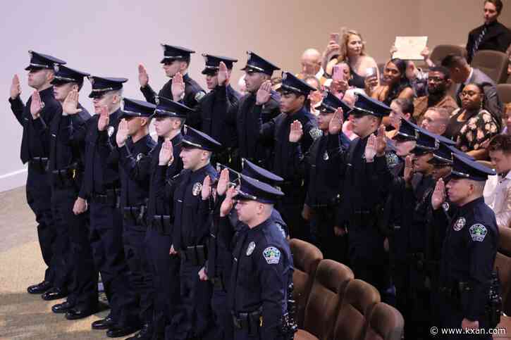 APD welcomes new cadets, holds pinning ceremony for interim police chief