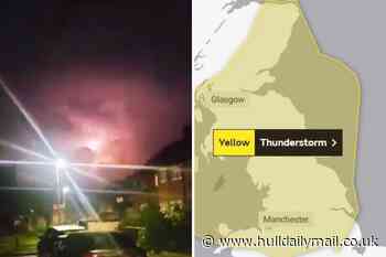 More thunder forecast for Hull after incredible storms - but heatwave isn't over yet