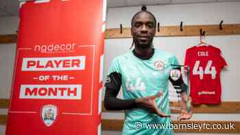 DEVANTE COLE VOTED AUGUST PLAYER OF THE MONTH!