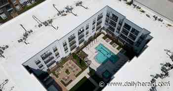 Suburban Skyview: Outdoor swimming pool is focal point at new Vernon Hills community