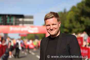 Eddie Howe 'delighted' to follow in Sir Bobby Robson's footsteps by starting Great North Run