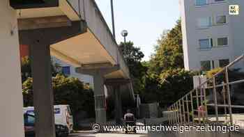 Der Weg in ein Wohnquartier birgt Überraschungen