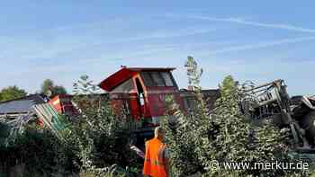 Ein Toter beim Entgleisen eines Güterzugs