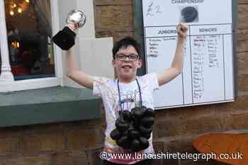 Ramsbottom's World Black Pudding Throwing Championship back