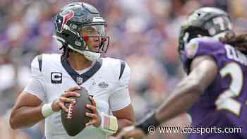 LOOK: Texans rookie QB C.J. Stroud matches Brett Favre in NFL record book by doing this on first career pass