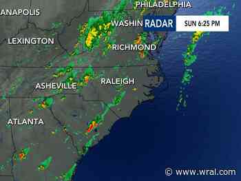 Spotty showers Sunday evening ahead of cooler temps next week