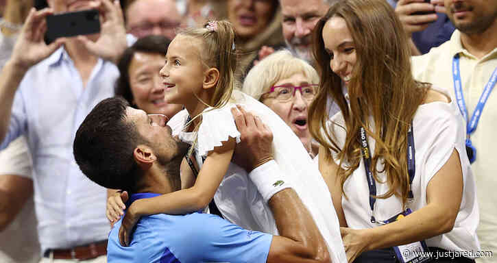 Novak Djokovic Celebrates U.S. Open Win With Wife Jelena & Their Two Kids! (Photos)