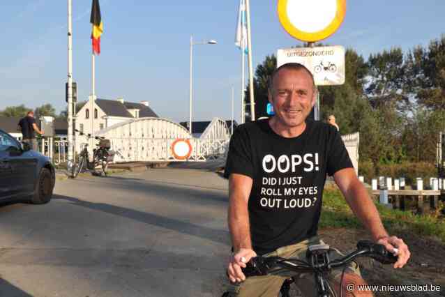 Afgelopen weekend nog groot feest rond jarige brug, maandag staan tientallen fietsers er geblokkeerd: “Oeps”