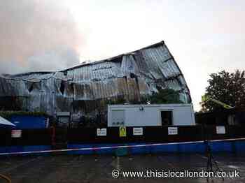 Herne Hill Shakespeare Road: Waste station demolished after fire