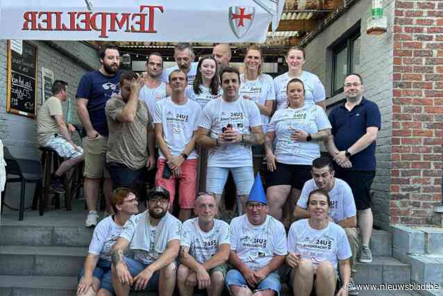 In café Transport werd 24 uren gedart voor het goede doel