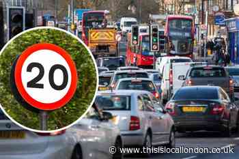 TfL to change speed limits in Bromley, Greenwich and more