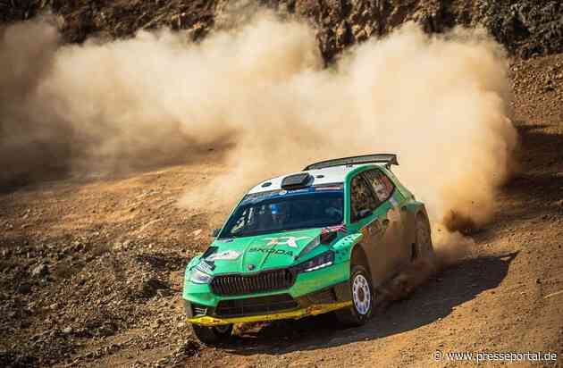 Akropolis-Rallye Griechenland: Škoda Fahrer Andreas Mikkelsen siegt dank starker Aufholjagd in der WRC2
