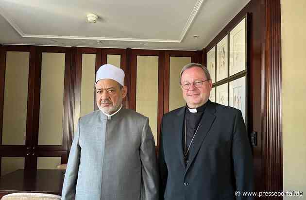 Begegnung zwischen dem Vorsitzenden der Deutschen Bischofskonferenz und dem Großimam der ägyptischen al-Azhar
