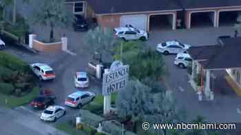 Woman hospitalized after being shot in Miami-Dade hotel