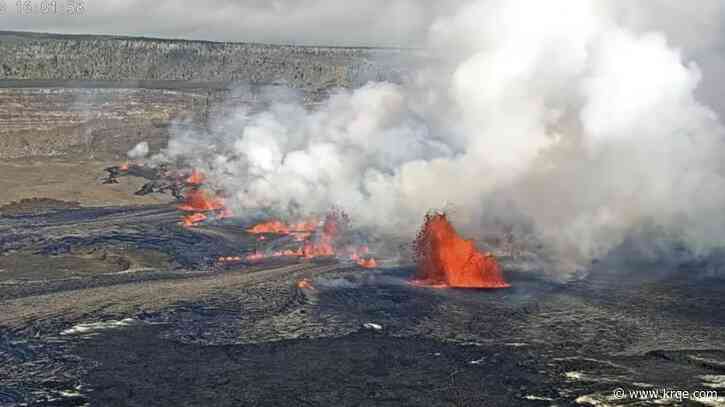 Hawaii's Kilauea volcano erupts after nearly 2 months of quiet