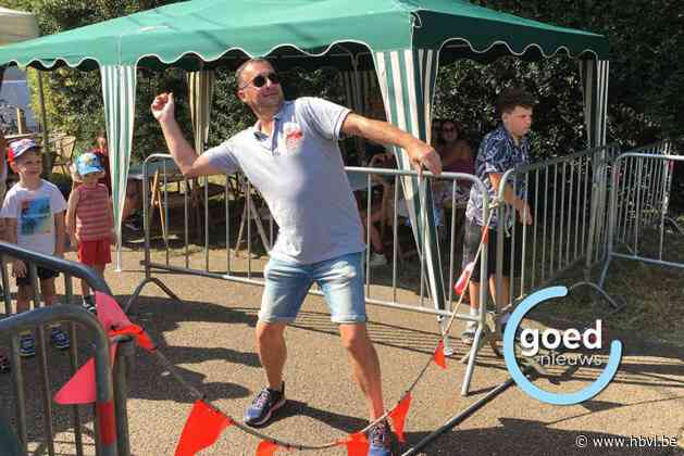 Familie Vaes kampioen eierenwerpen in Meldert