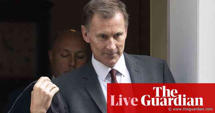 Jeremy Hunt says he mustn’t pump extra money into people’s pockets; BoE’s Mann says better to over-tighten interest rates – as it happened