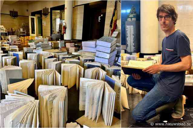 Alle hens aan dek na waterlek in stadsarchief: “Dit wordt een titanenwerk van maanden”