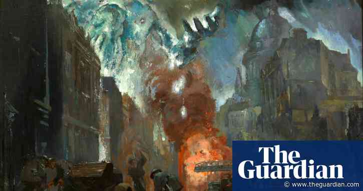 Blitz firefighters’ wartime paintings to go on display in London churches
