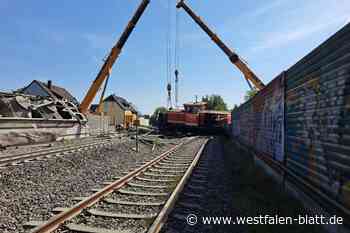Tödliches Zugunglück in Geseke: Leiche des Lokführers nach 21 Stunden geborgen